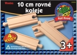 Maxim tiesūs bėgiai 10 cm – 4 vnt.