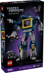 Lego Icons Transformers: Soundwave – kolekcinis modelis suaugusiesiems