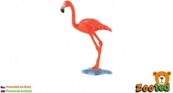 Plastikinė Karibų flamingo figūrėlė 9 cm