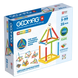 Geomag Supercolor magnetinė konstravimo rinkinys, 25 dalys