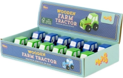 Wooden tractor from sustainable wood