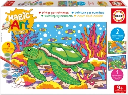 Educa tapyba pagal numerius: delfinai ir vėžlys