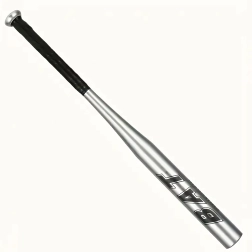 Aluminum Baseball Bat 25" (64 cm) – Lightweight Training Bat