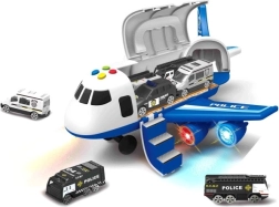 Policijos lėktuvas su krovinių skyriumi ir 3 mašinėlėmis