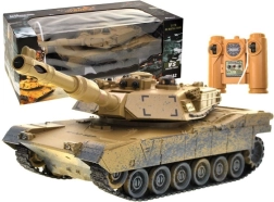RC tankas M1A2 Abrams dykuminėje maskuotėje