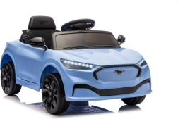 Elektrinis vaikiškas automobilis FORD Mustang Mach‑E 24V, mėlynas