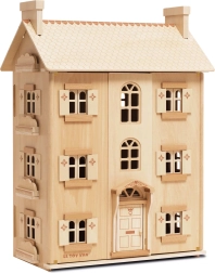 Wooden dollhouse made from natural wood Le Toy Van