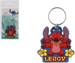 guminis raktų pakabukas Lilo & Stitch raudonas 9 cm
