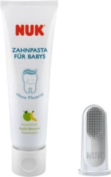 NUK kids’ toothpaste and finger brush