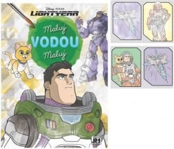 Spalvinimo knygelė Piešk vandeniu Raketė