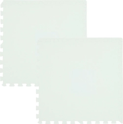 HUMBI foam floor play mat 120 × 60, waterproof large foam puzzle, white