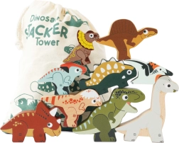 Le Toy Van dėliojamas bokštas dinozaurai
