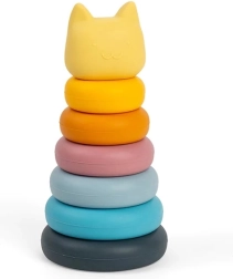 Silicone Stacking Toy in Cat Shape