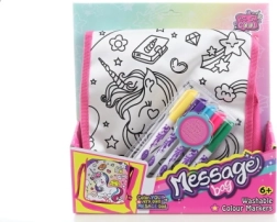 Piešiama rankinė su vienaragio motyvu