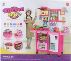 Didelė vaikų virtuvėlė su baterijomis ir vandens funkcijomis