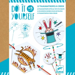 DJeco „Pasidaryk pats“ taumatrope Cirkas