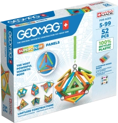 Geomag Supercolor Recycled Magnetic Building Set – 52 Pieces