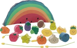 Wooden Stringing Beads Fruits and Vegetables