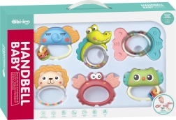 Chipolino barškučių ir kramtukų rinkinys vaikams, 6 vnt.