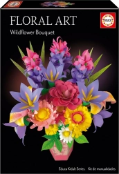 Educa 3D dėlionė Floral Art – lauko gėlių puokštė