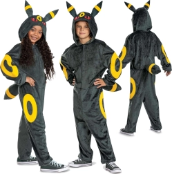 Vaikiškas kostiumas POKEMON Umbreon kigurumi 127–136 cm (7–8 metų)