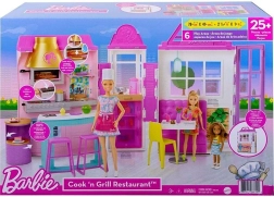 Barbie restoranas su priedais