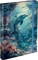 A4 sąsiuvinių aplankai „Delfinas“