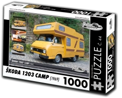 Puzzle RETRO-AUTA ŠKODA 1203 Camp (1969) – 1000 pieces
