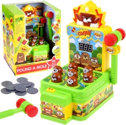 Įgūdžių žaidimas „Trink krtuką“ su šviesomis ir garsais