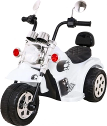 Elektrinis vaikiškas motociklas Hot Chopper – Balta