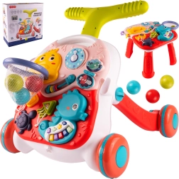 3 viename vaikštynė su krepšiniu Dino