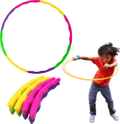 Hula Hoop masažuojantis 50 cm, 7 dalių