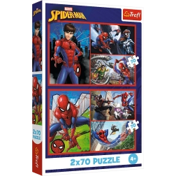 Puzzle 2x70 - Spider Stories Disney Marvel Spiderman