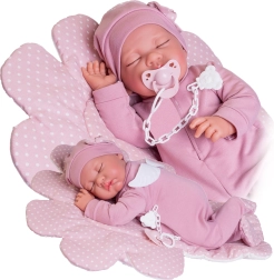 Realistinė lėlytė kūdikis Luna su minkštu kūneliu 42 cm