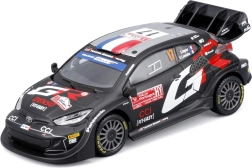 Metalinis modelis Bburago 1:43 Toyota GR Yaris Rally1 Hybrid Ogier dovanų dėžutėje