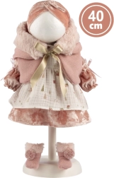 Lėlytės apranga 40 cm – elegantiškas rožinis rinkinys Llorens Lucia