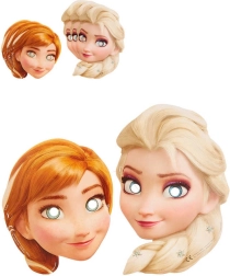 Carnival paper mask Frozen – set of 6 pcs