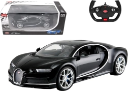 RC automobilis Bugatti Chiron 1:14 juodas