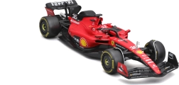Metalinė modelio kopija BBurago 1:24 Ferrari SF-23 Charles Leclerc apsauginiame dėkle