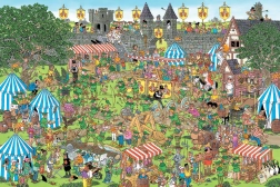 Jan van Haasteren dėlionė „Robino Hudo festivalis“, 1500 dalių