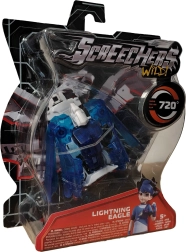 Screechers Wild! transformuojama transporto priemonė Lightning Eagle – mėlynas erelis