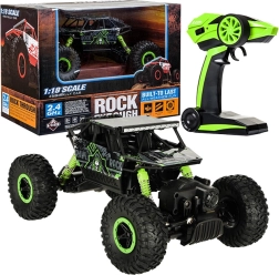 RC automobilis Rock Crawler 1:18 4WD 2,4 GHz – Žalia