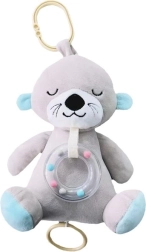 Muzikinis pliušinis bebras 18 cm