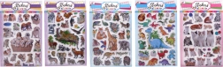 Lipdukai su gyvūnėliais – mišrus variantų rinkinys