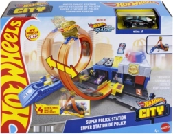 Hot Wheels City super policijos stotis su kilpa