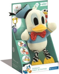 Donald Duck – my first plush with rattle and teether