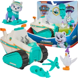 PAW Patrol sniego motociklas Everest Deluxe su šaudykla ir viščiuku Chickaletta