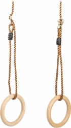 Mediniai gimnastikos žiedai small foot