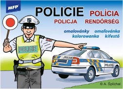 Spalvinimo knygelė „Policija“