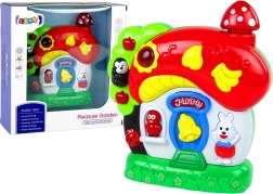 Muzikinis interaktyvus namelys kūdikiams su gyvūnėliais